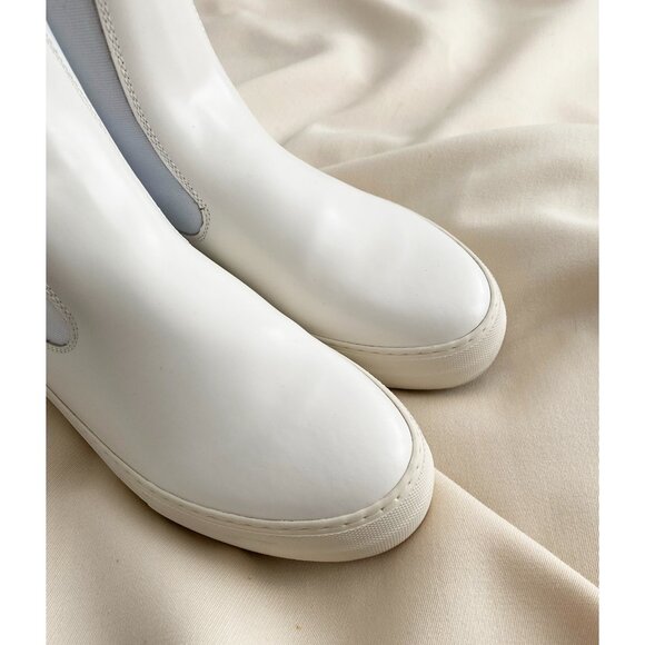 Sofie D'Hoore White Sneaker/Boots, size 39.5 - Picture 3 of 9